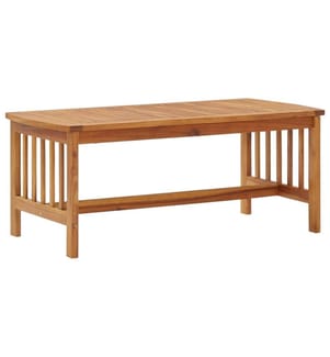 Couchtisch 102x50x43 cm Massivholz Akazie