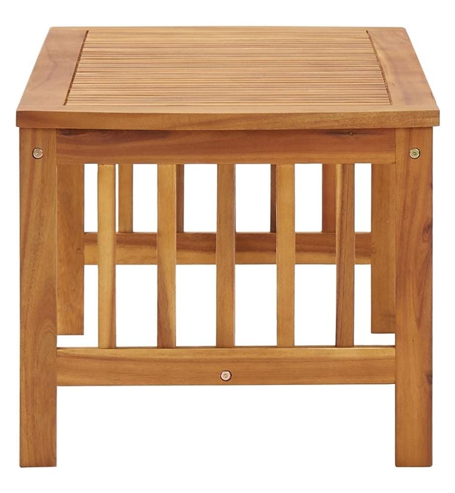 Couchtisch 102x50x43 cm Massivholz Akazie