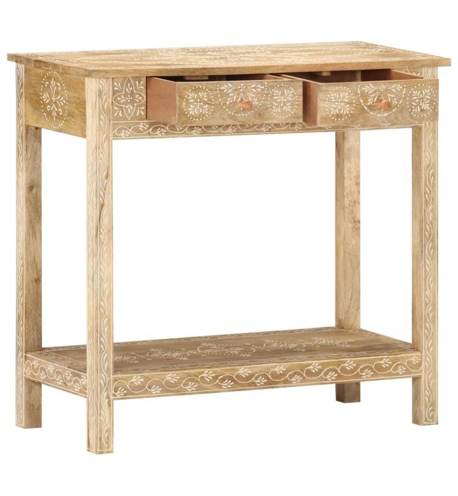 Table console 80x35x74 cm Bois de manguier massif