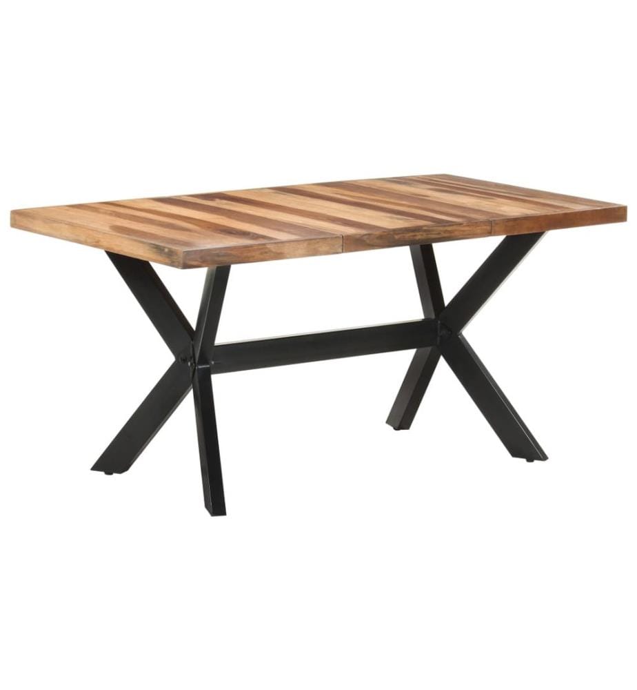 Esstisch 160x80x75 cm Massivholz Honigfarben