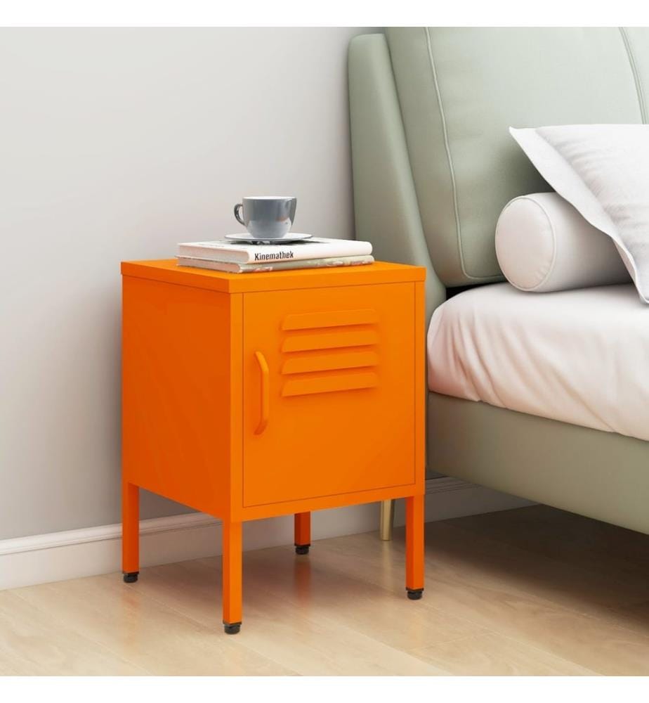 Table de chevet Rose 35x35x51 cm Acier