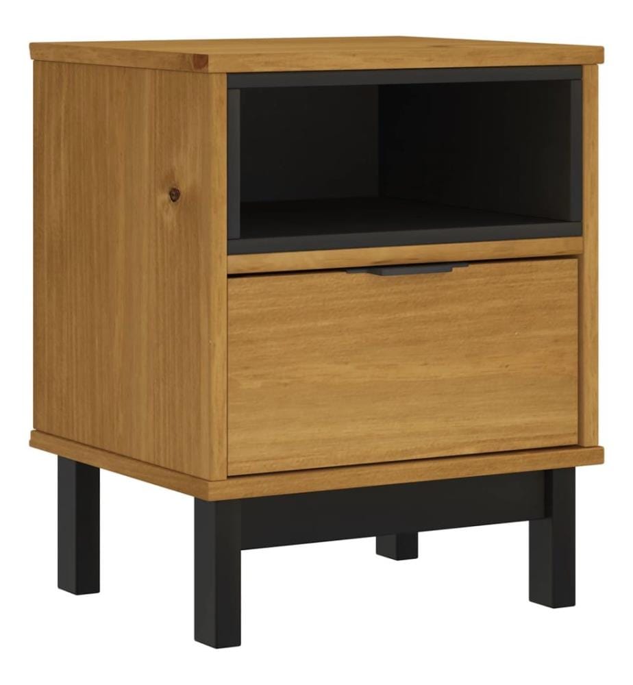 Table de chevet FLAM 40x35x50 cm bois de pin massif