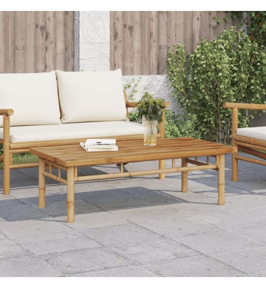 Couchtisch 110x55x35 cm Bambus