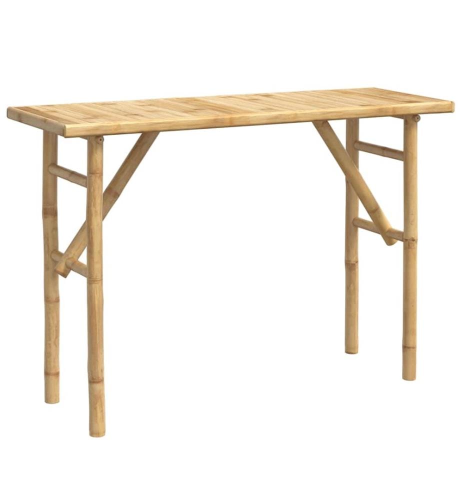 Table console 115x39x75 cm bambou