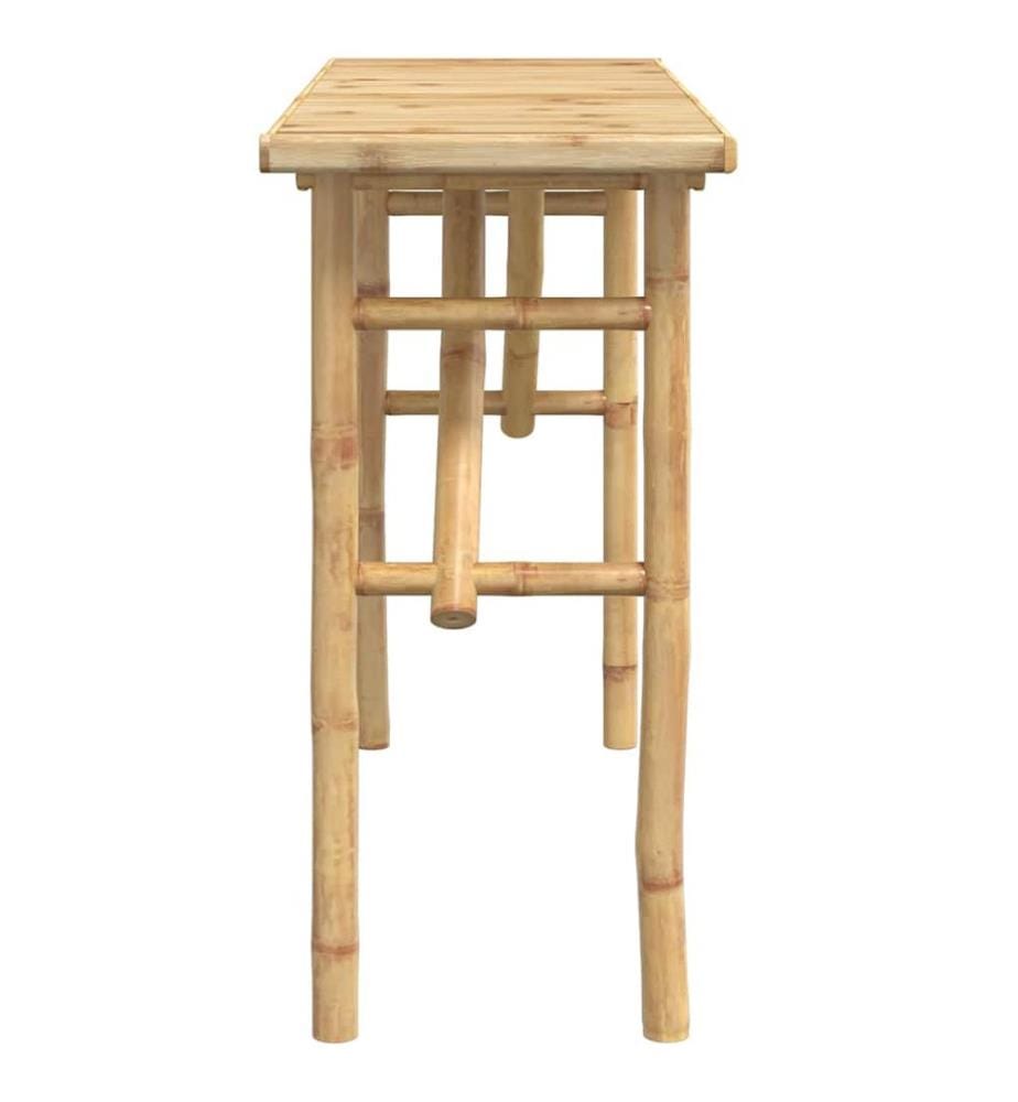 Table console 115x39x75 cm bambou