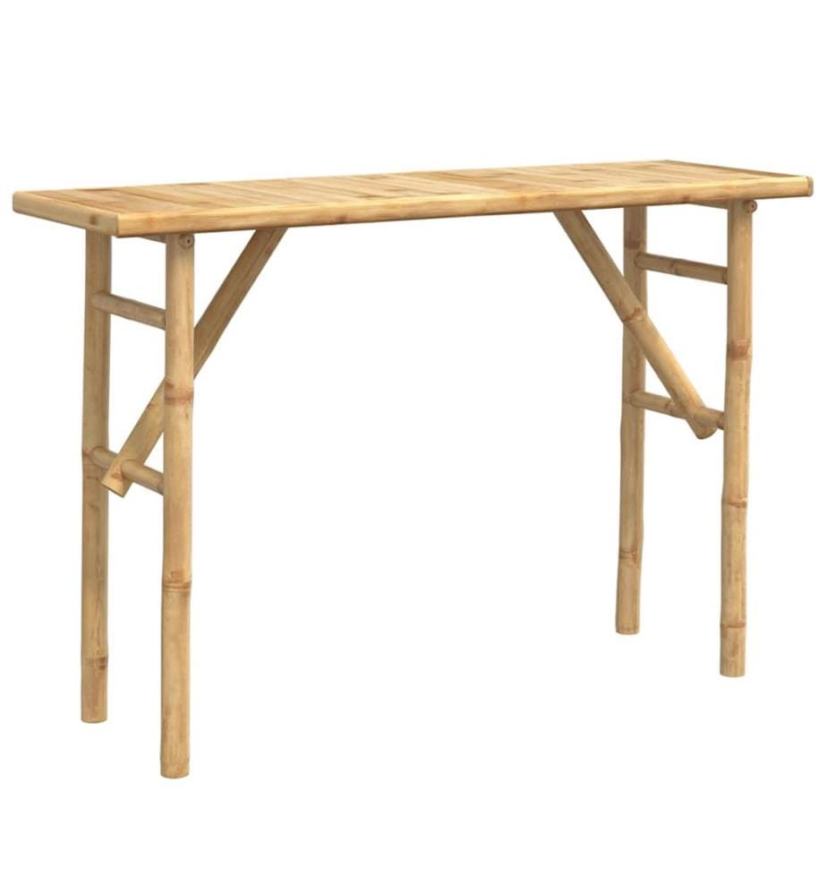 Table console 115x39x75 cm bambou
