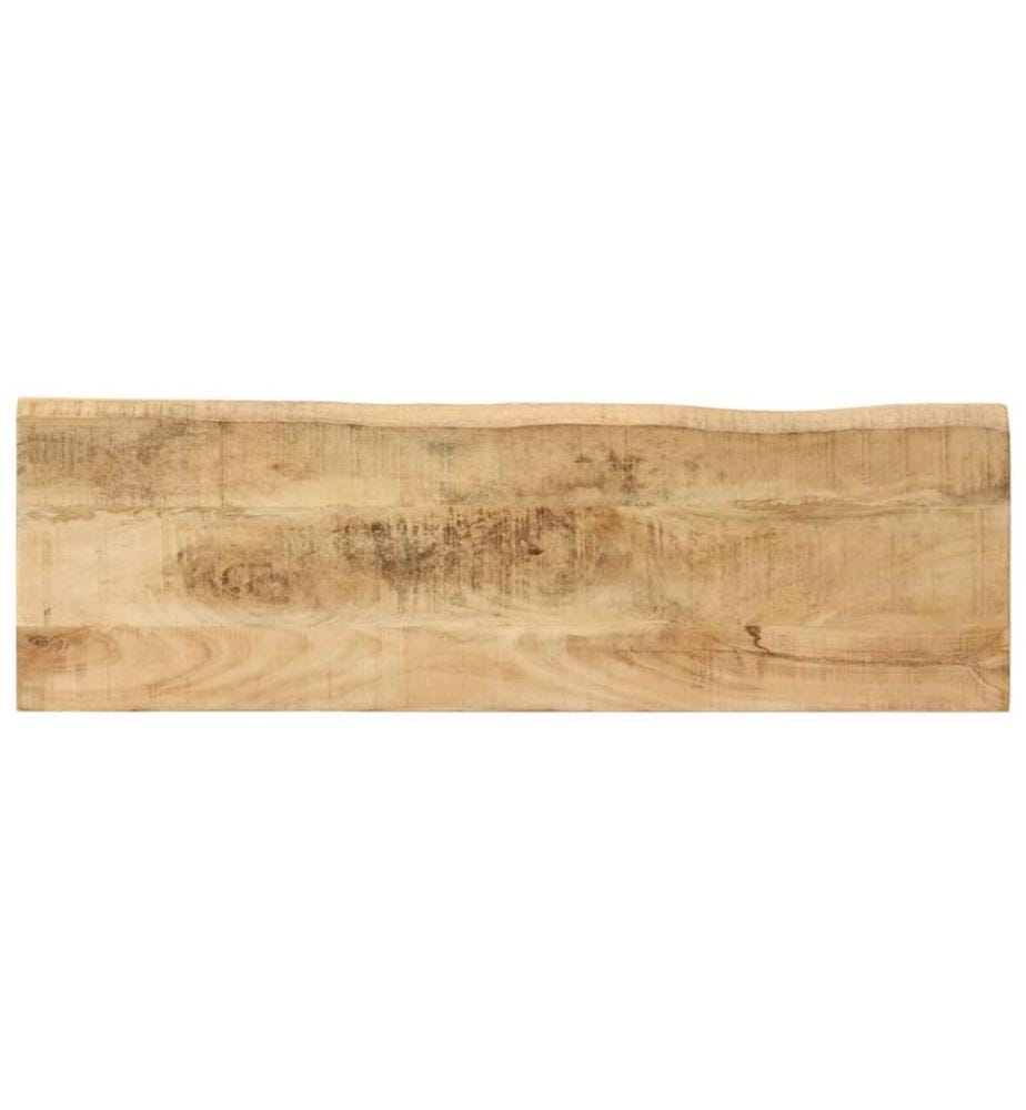 Konsolentisch mit Baumkante 105x33x76 cm Massivholz Mango