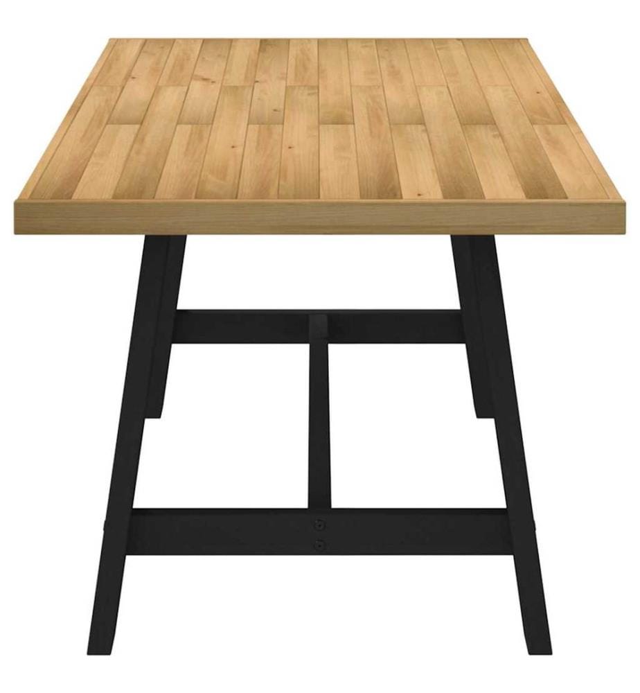 Table à manger NOAIN pieds en forme de A 180x90x75cm massif pin