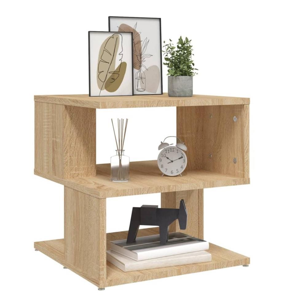 Beistelltisch Sonoma-Eiche 40x40x40 cm Holzwerkstoff