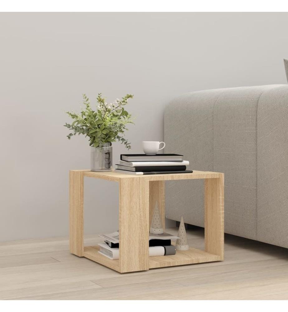 Couchtisch Sonoma-Eiche 40x40x30 cm Holzwerkstoff