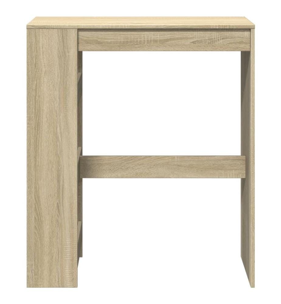 Bartisch mit Regal Sonoma-Eiche 90x40x103,5 cm Holzwerkstoff