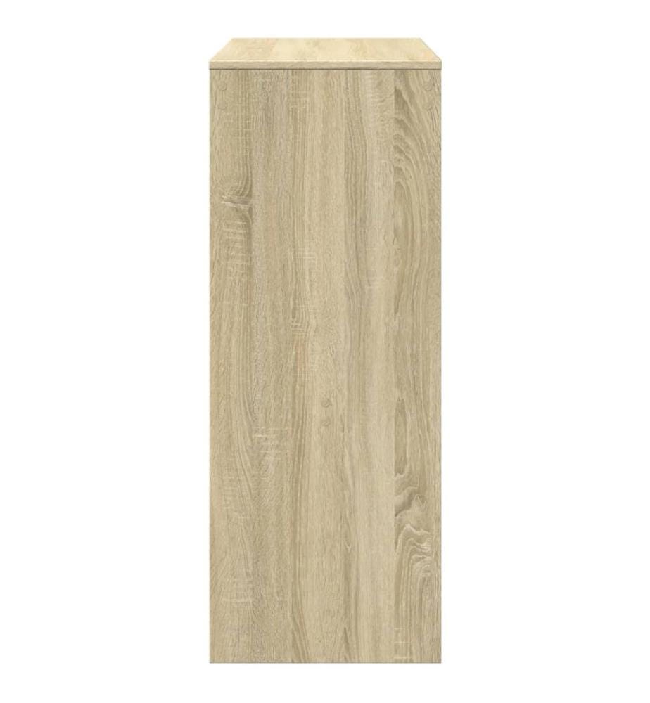 Bartisch mit Regal Sonoma-Eiche 90x40x103,5 cm Holzwerkstoff