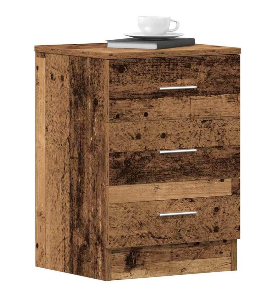Nachttisch Altholz-Optik 38x35x55 cm Holzwerkstoff