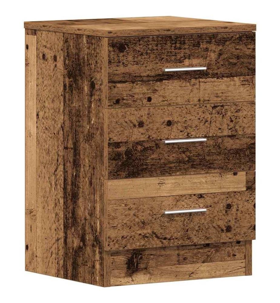 Nachttisch Altholz-Optik 38x35x55 cm Holzwerkstoff