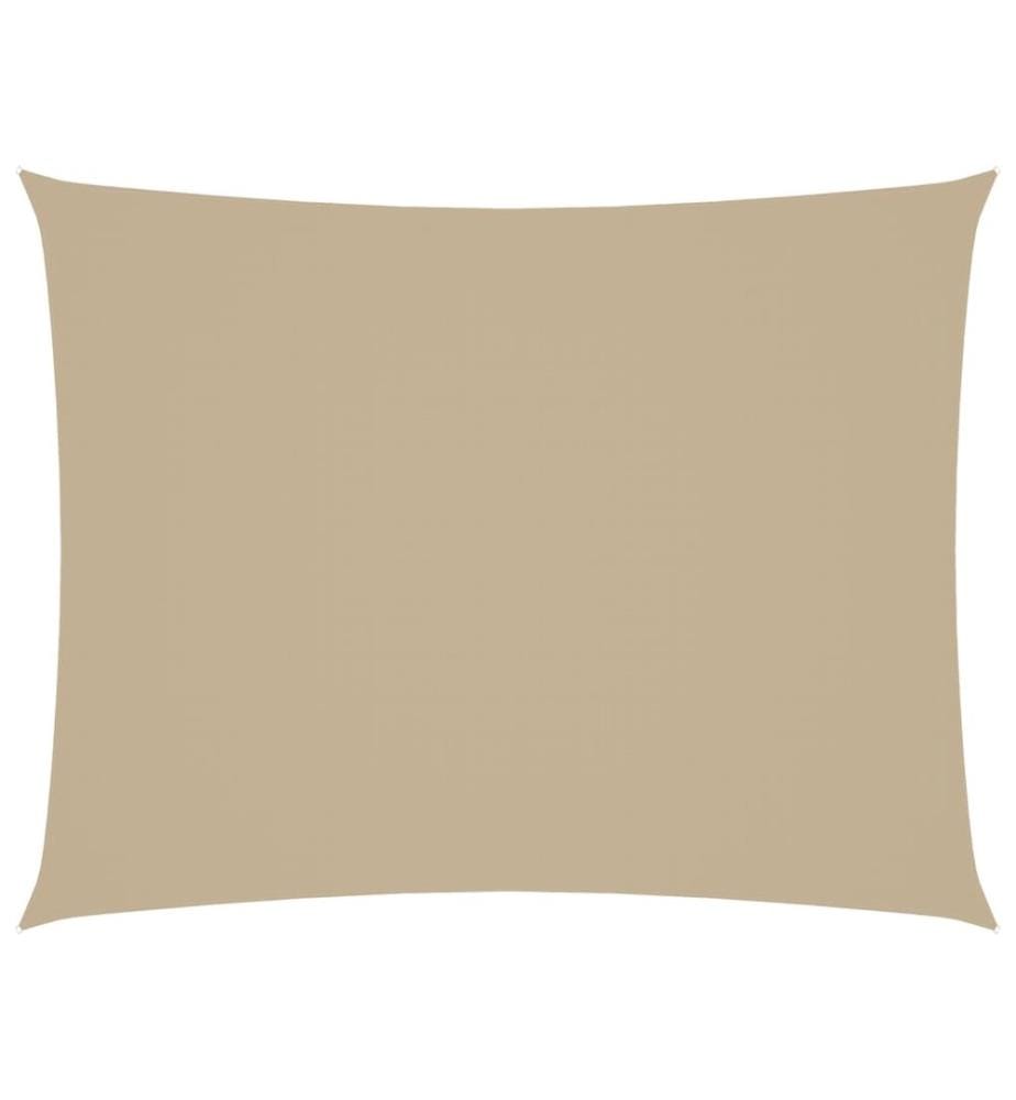 Sonnensegel Oxford-Gewebe Rechteckig 3,5x5 m Beige