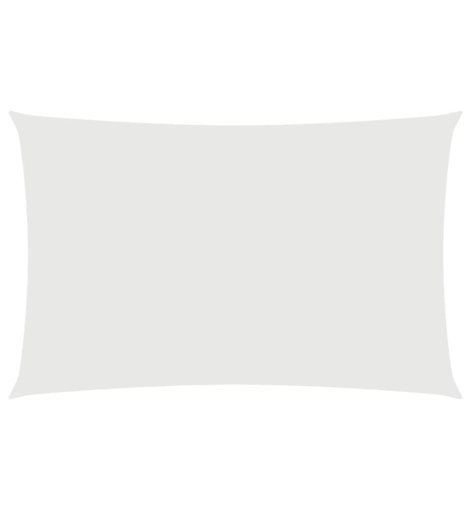 Sonnensegel Oxford-Gewebe Rechteckig 4x7 m Weiss