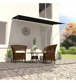 Einziehbare Markise 300×150 cm Anthrazit