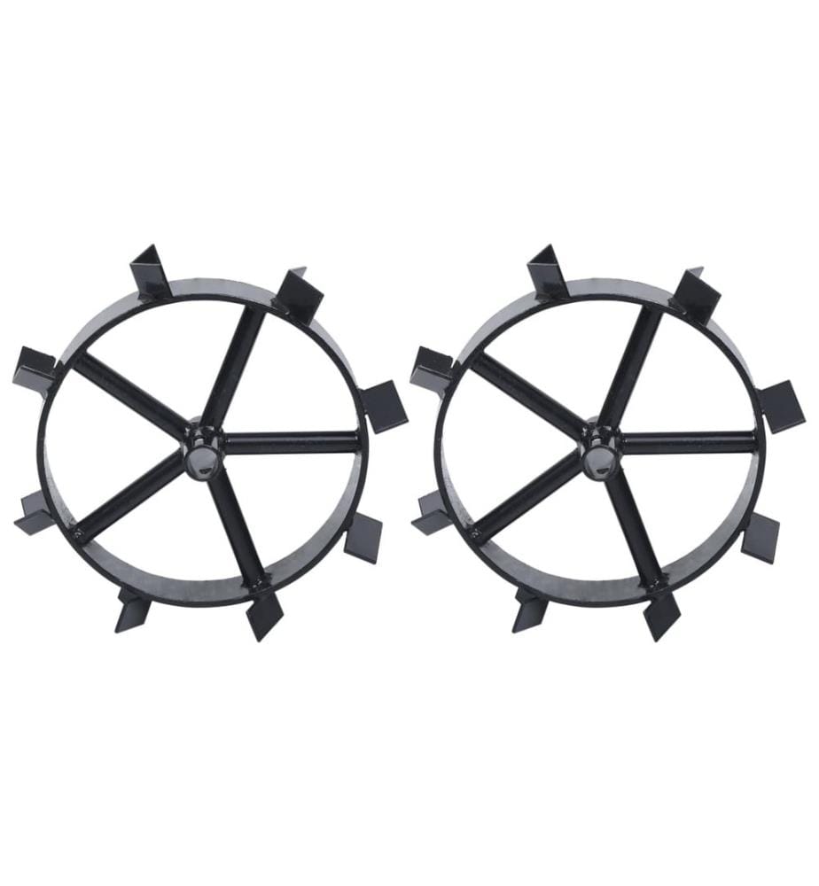 Metallräder für 6,5 PS Benzin-Gartenfräse 2 Stk.