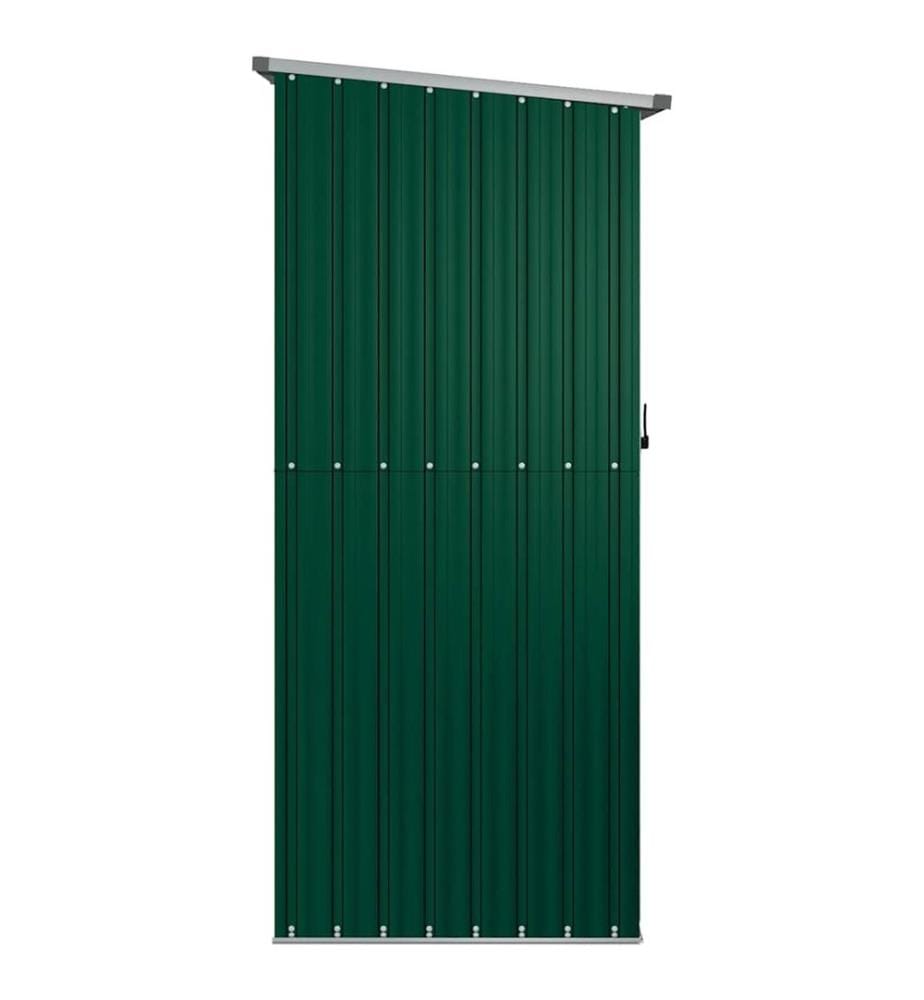 Abri de jardin vert 180,5 x 97 x 209,5 cm Acier galvanisé