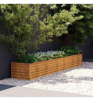 Garten-Hochbeet 291 x 50 x 36 cm Cortenstahl