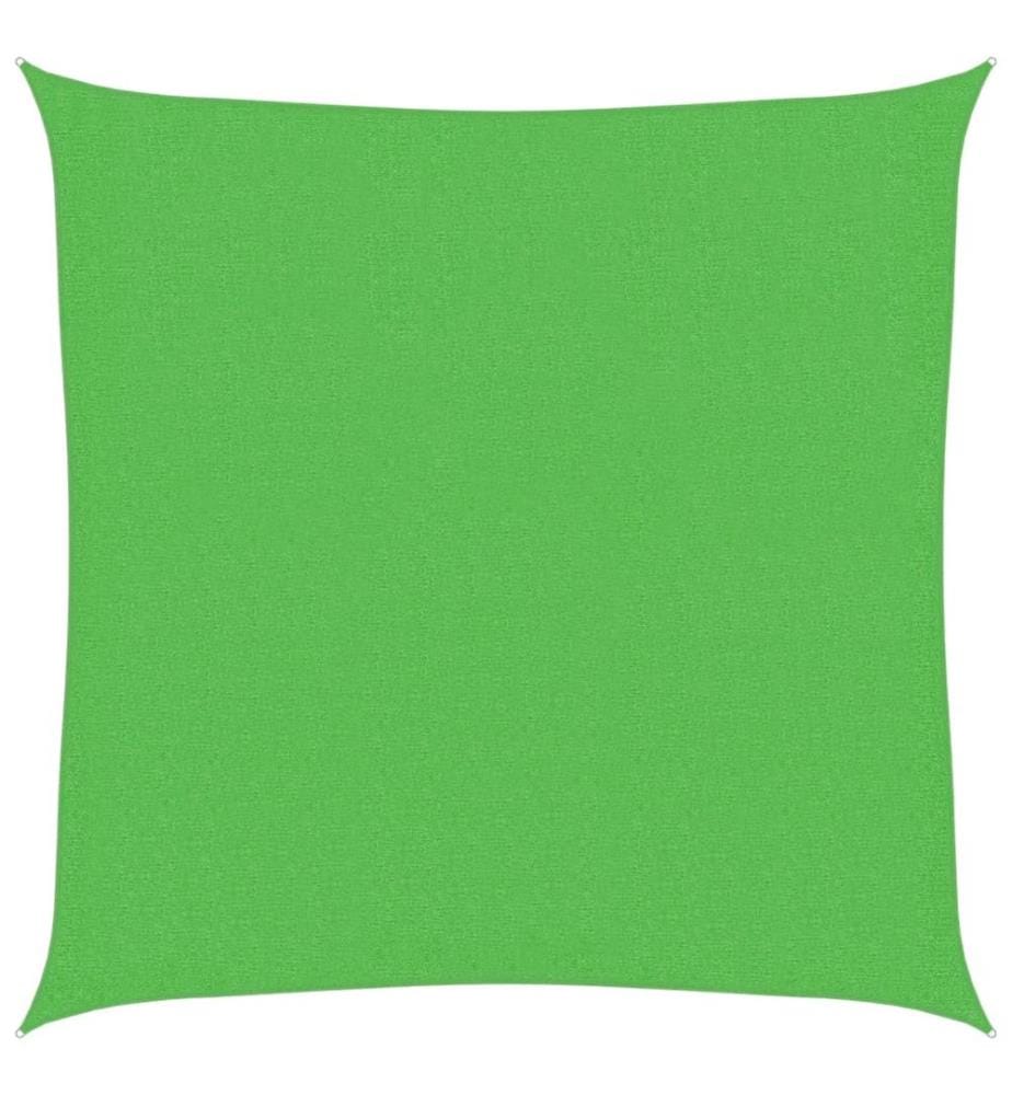Voile d'ombrage 160 g/m² Vert clair 3x3 m PEHD