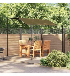 Auvent de parasol 3x2,4 m Taupe 180 g/m²