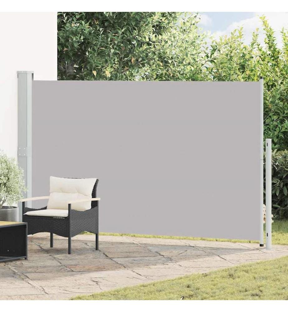 Seitenmarkise Ausziehbar 180x300 cm Grau