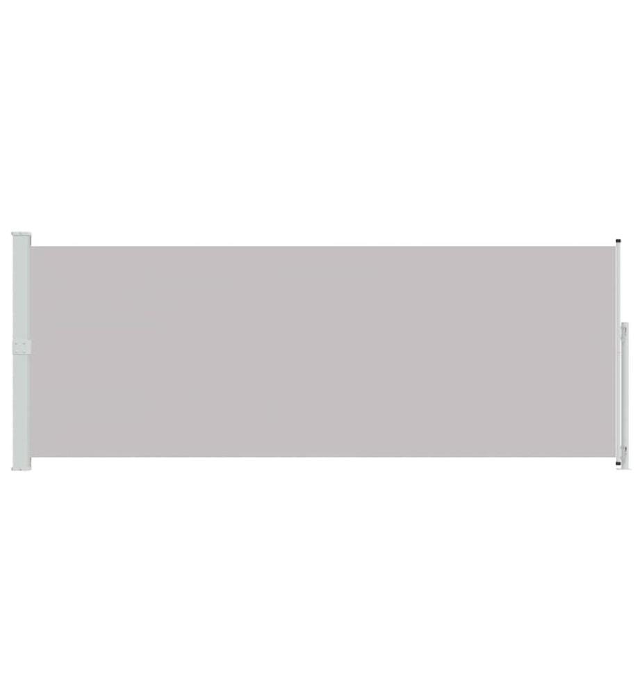 Seitenmarkise Ausziehbar 180x500 cm Grau