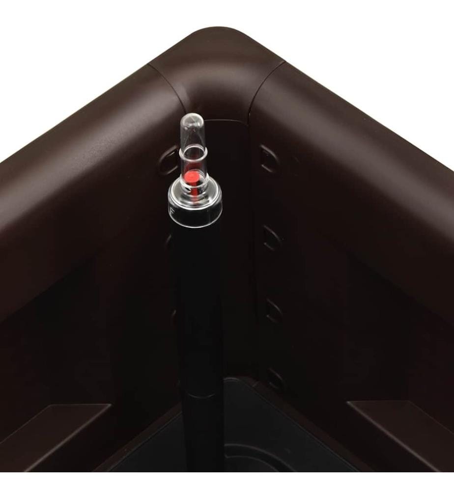 Lit surélevé de jardin avec système d'arrosage Moka 100x43x33cm