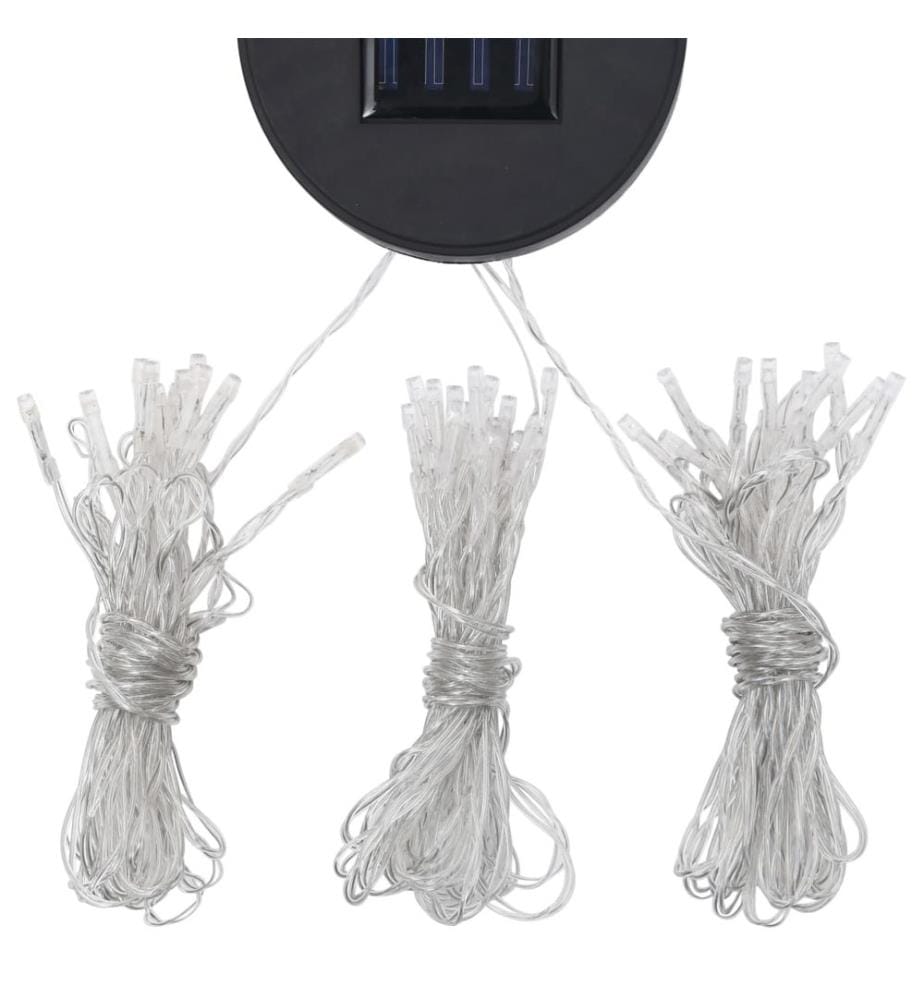 Guirlande lumineuse à LED avec panneau solaire pour belvédère