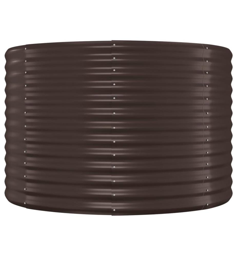 Hochbeet Verzinkter Stahl 249x100x68 cm Braun