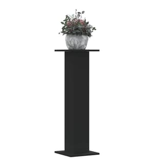 Pflanzenständer 2 Stk. Schwarz 30x30x95 cm Holzwerkstoff