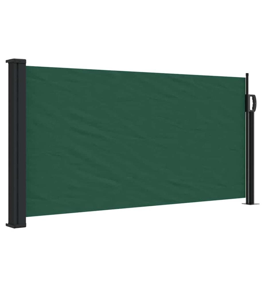 Seitenmarkise Ausziehbar Dunkelgrün 100x500 cm