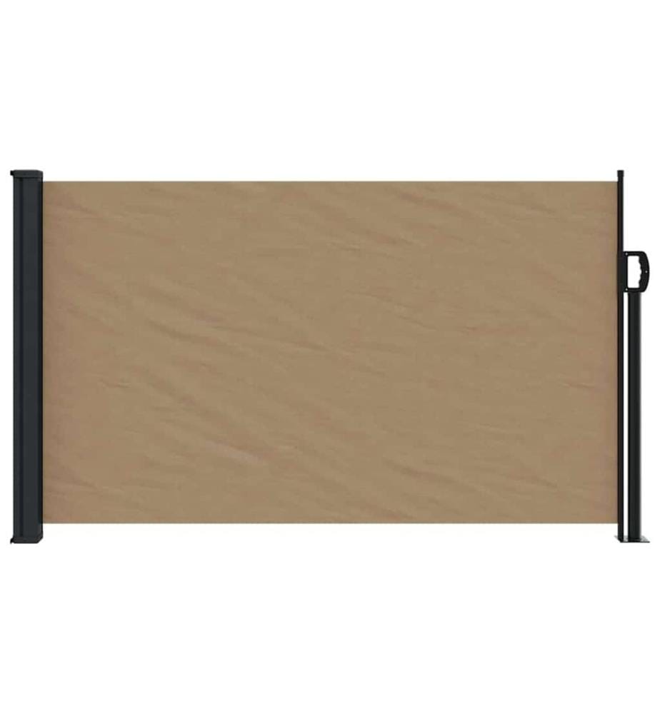 Seitenmarkise Ausziehbar Taupe 120x600 cm