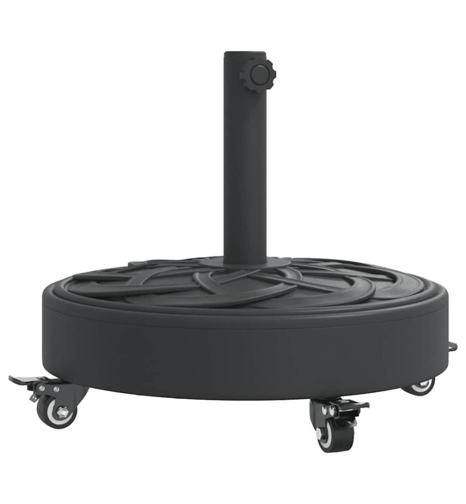 Sonnenschirmständer mit Rollen für Ø38/48 mm Mast 27 kg Rund