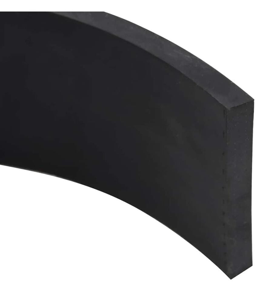 Gummileiste für Schneepflug Schwarz 150x8x1 cm