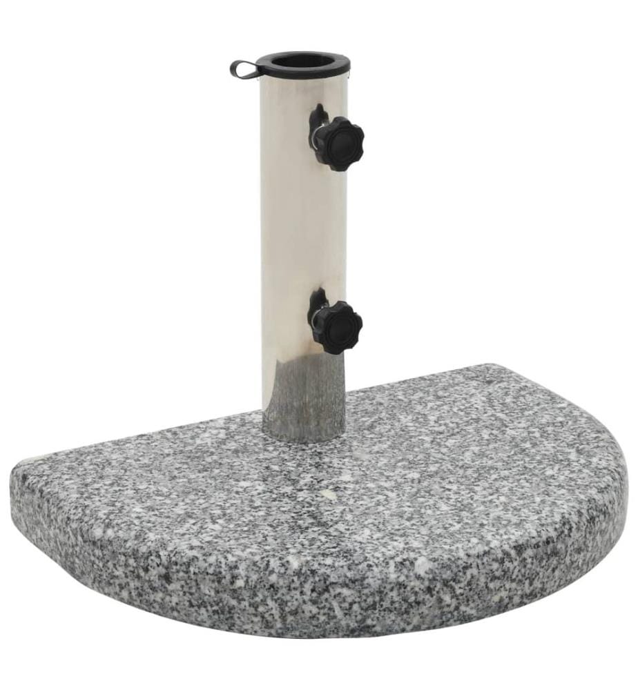 Sonnenschirmständer Granit 10 kg Gebogen Grau