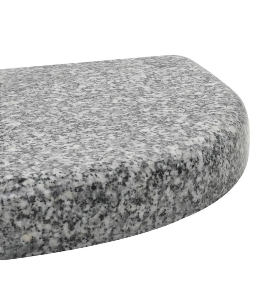 Sonnenschirmständer Granit 10 kg Gebogen Grau