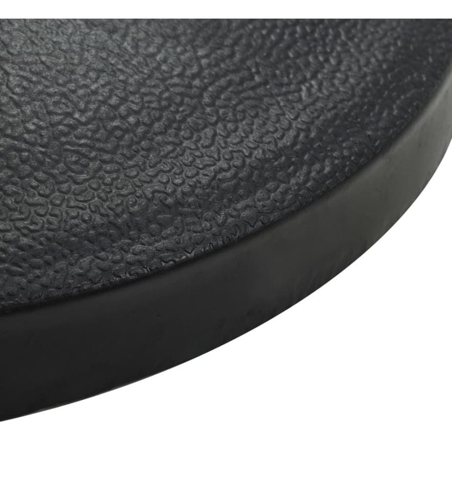 Sonnenschirmfuss Rund 10 kg Schwarz Polyharz