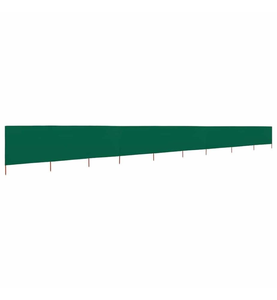 9-teiliges Windschutzgewebe 1200 x 120 cm Grün