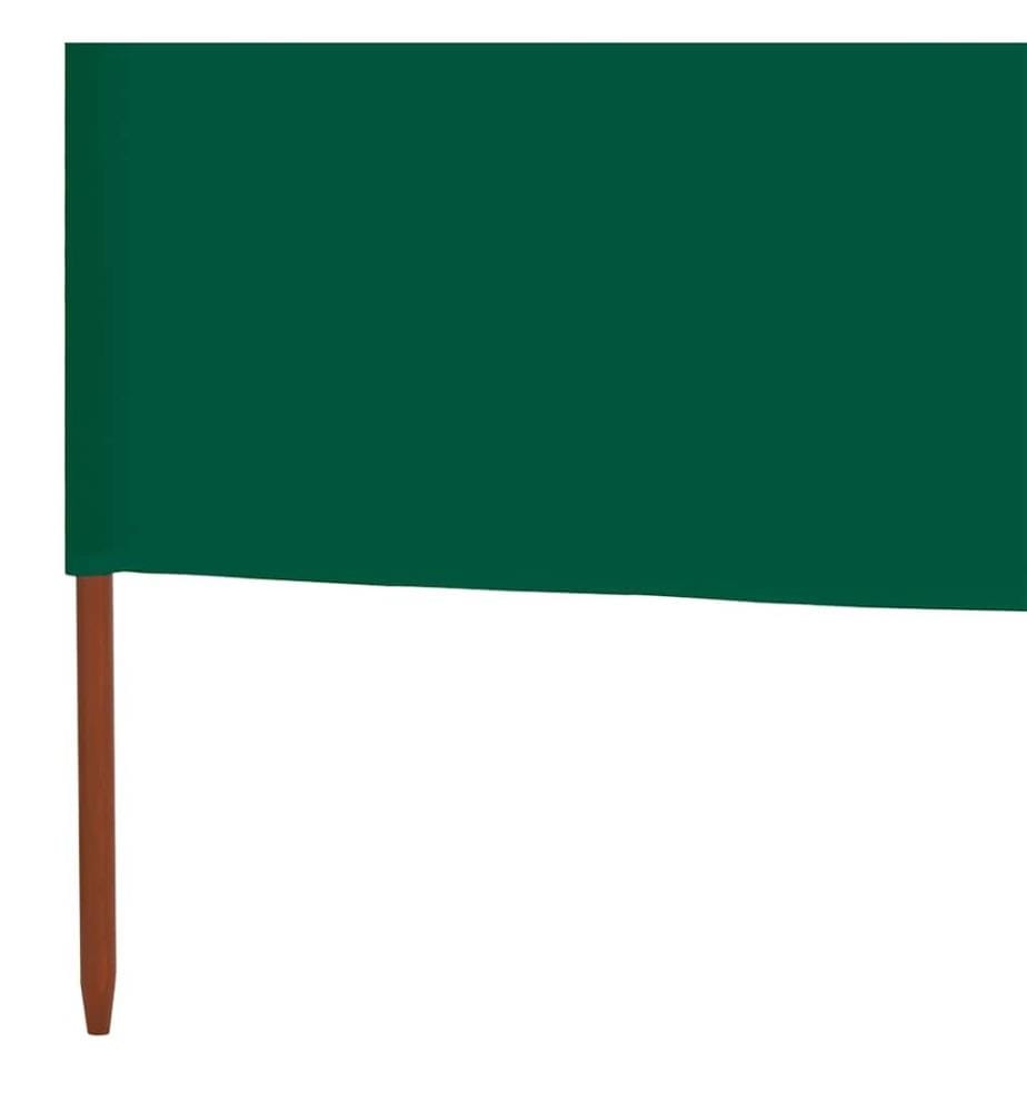 9-teiliges Windschutzgewebe 1200 x 120 cm Grün