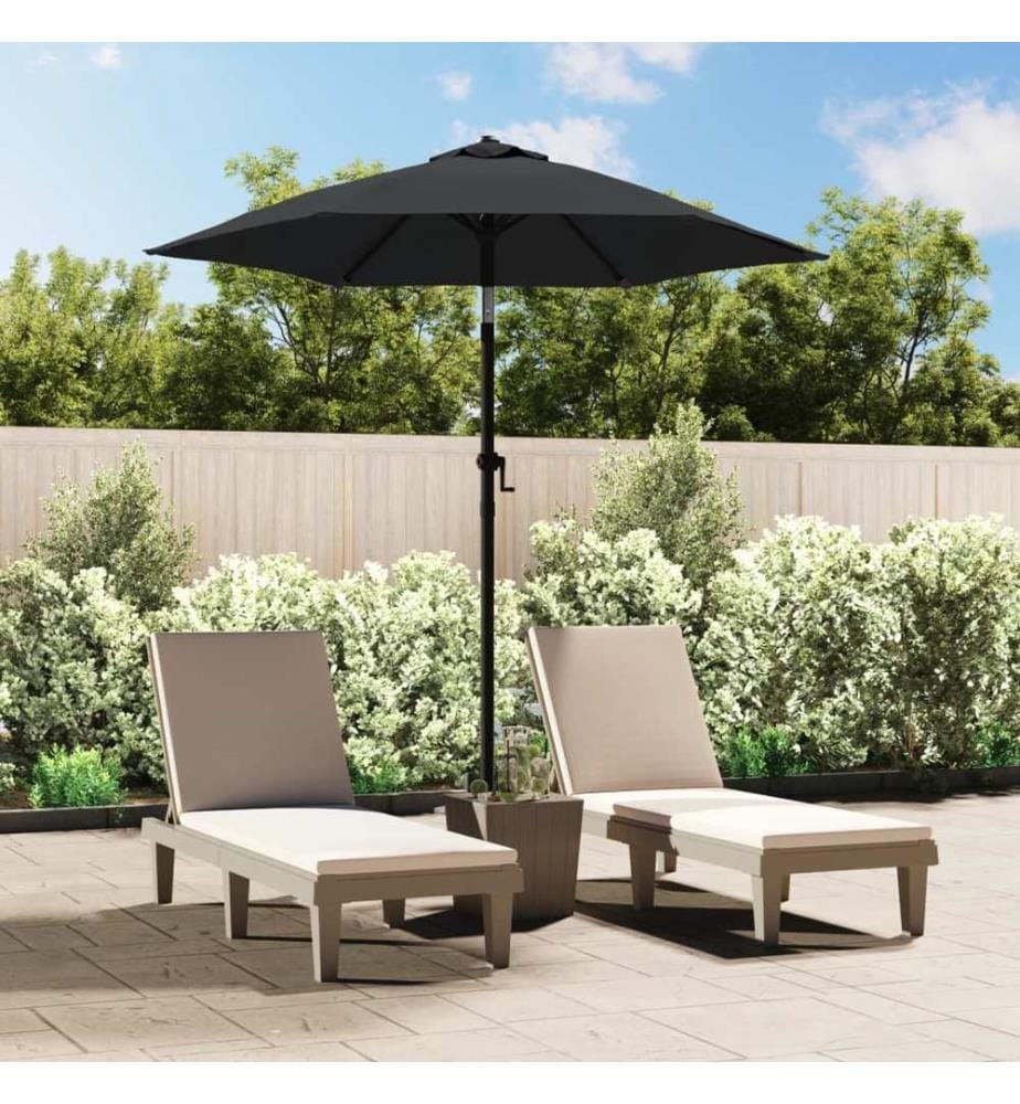 Parasol Anthracite 200x224 cm Aluminium