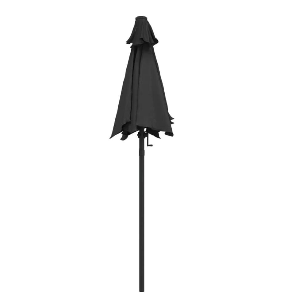 Parasol Anthracite 200x224 cm Aluminium