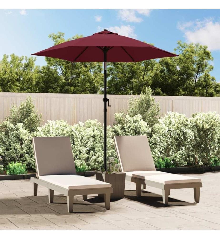 Parasol Bordeaux 200x224 cm Aluminium
