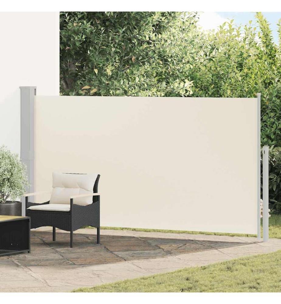 Ausziehbare Seitenmarkise 170×300 cm Creme