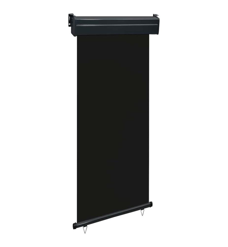 Auvent latéral de balcon 85x250 cm noir