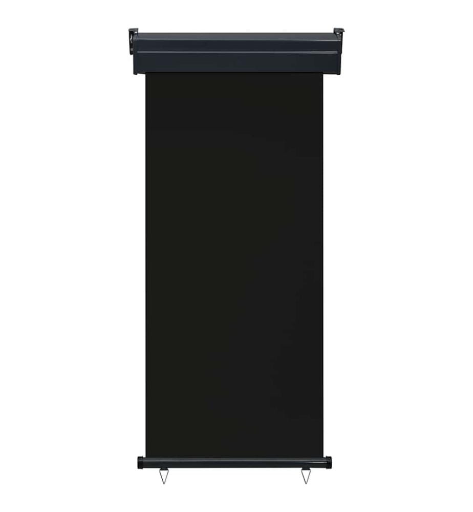 Auvent latéral de balcon 85x250 cm noir