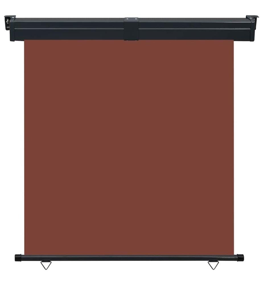 Auvent latéral de balcon 165x250 cm Marron