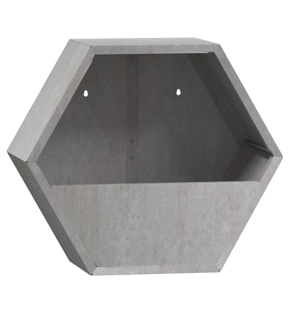 Jardinières murales 2 pcs Rouillé Acier corten 30x10x25 cm