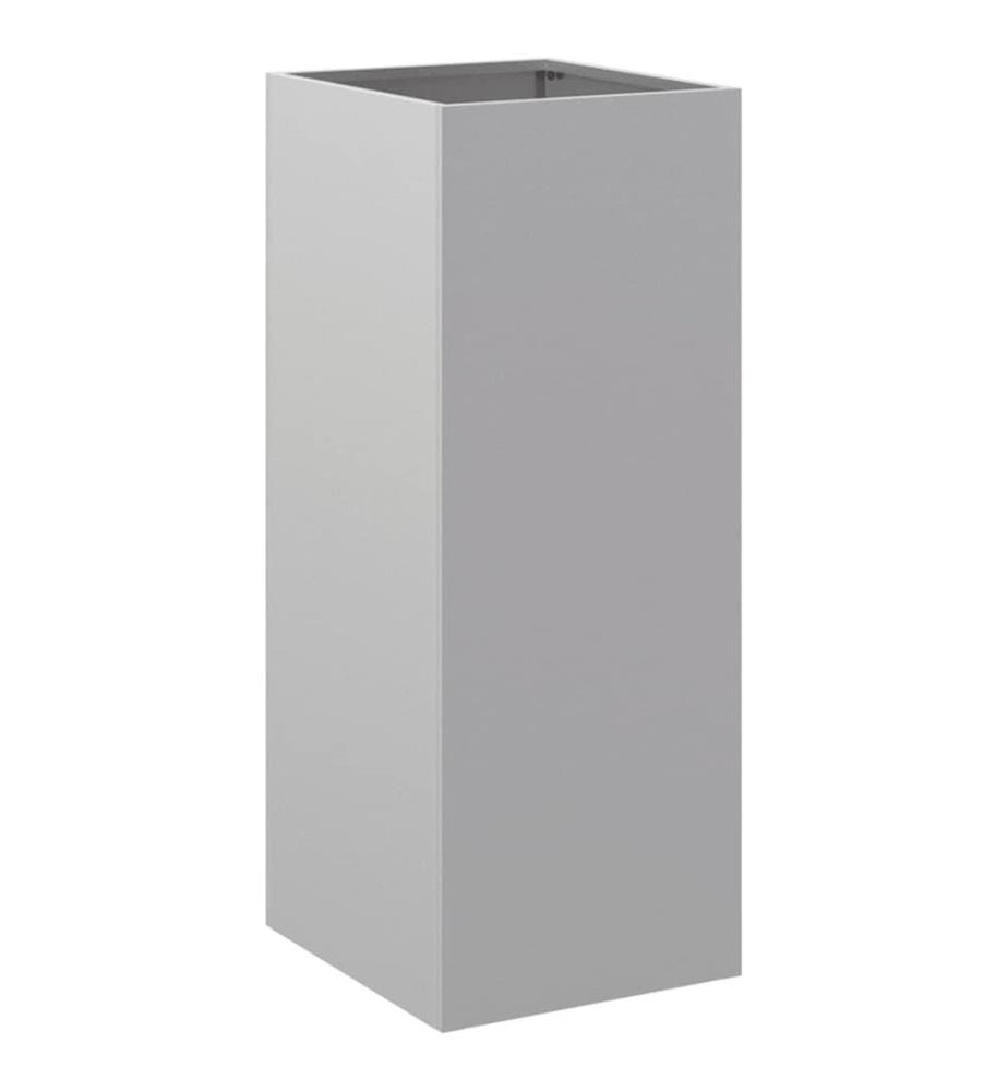 Pflanzkübel Silbern 32x29x75 cm Verzinkter Stahl